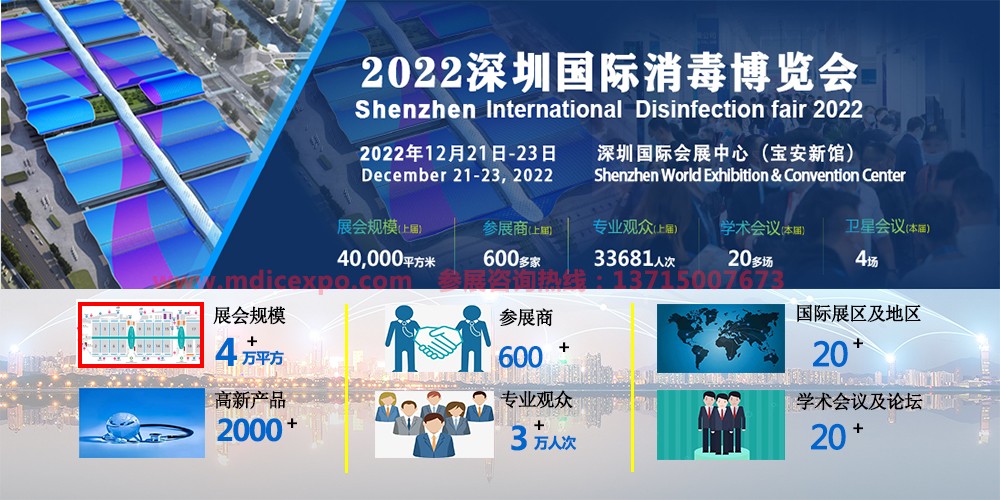 12月深圳见！500家消毒行业邀您共聚CDF·SHENZHEN 2022